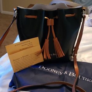 Black & Brown Dooney & Bourke Serena Crossbody Bag